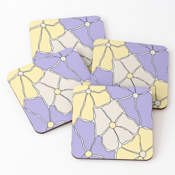 Item preview, Flowers in purple and yellow designed and sold by EricaHarwig.