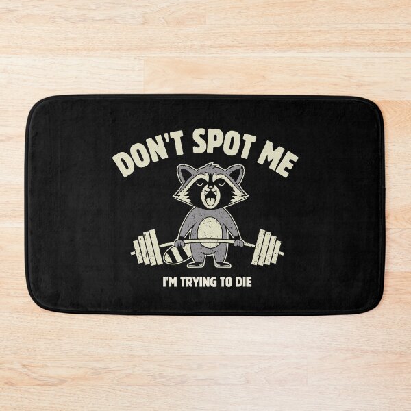 Item preview, Maxing Out My Regret Hilarious Gym Meme Raccoon designed and sold by Hoshi-Club.