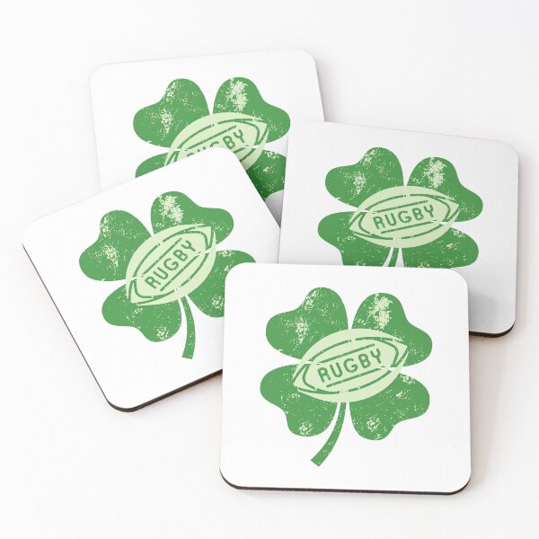 Item preview, Rugby Player St Patricks Day Lucky Four Leaf Rugger Sport Ball designed and sold by gillys.