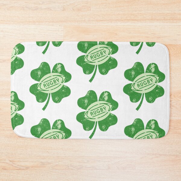 Item preview, Rugby Player St Patricks Day Lucky Four Leaf Rugger Sport Ball designed and sold by gillys.