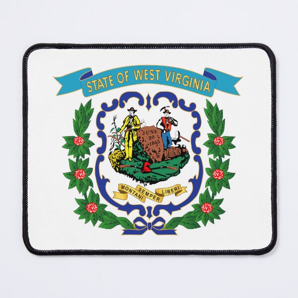 Item preview, Govt - West Virginia - 1863 - Blue - Gold X 300 designed and sold by Military Insignia Products.