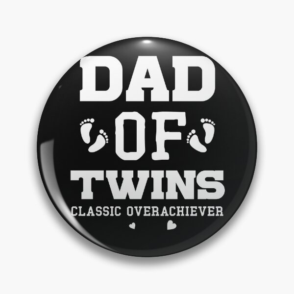 Item preview, Funny Dad Of Twins Classic Overachiever Twins Dad T-Shirt designed and sold by StreetArtPro.