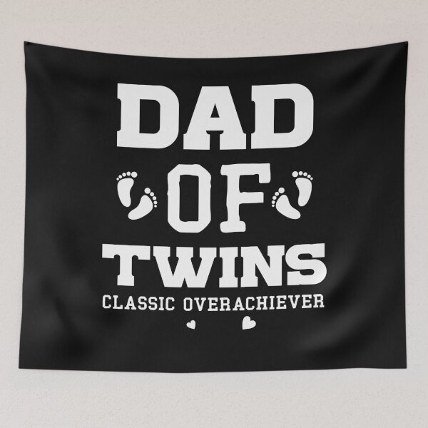 Item preview, Funny Dad Of Twins Classic Overachiever Twins Dad T-Shirt designed and sold by StreetArtPro.