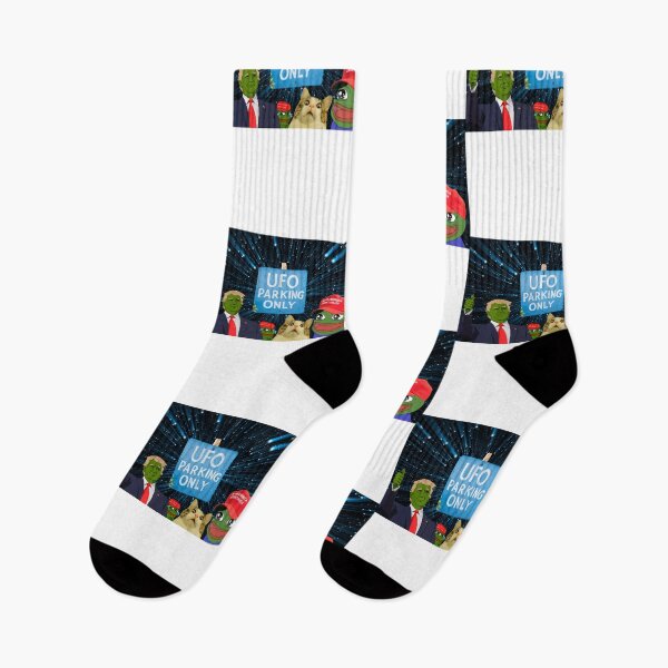 Item preview, Funny Trump Meme with Cat and UFO – Hilarious Space-Themed Parody Design designed and sold by Colorful-Garden.