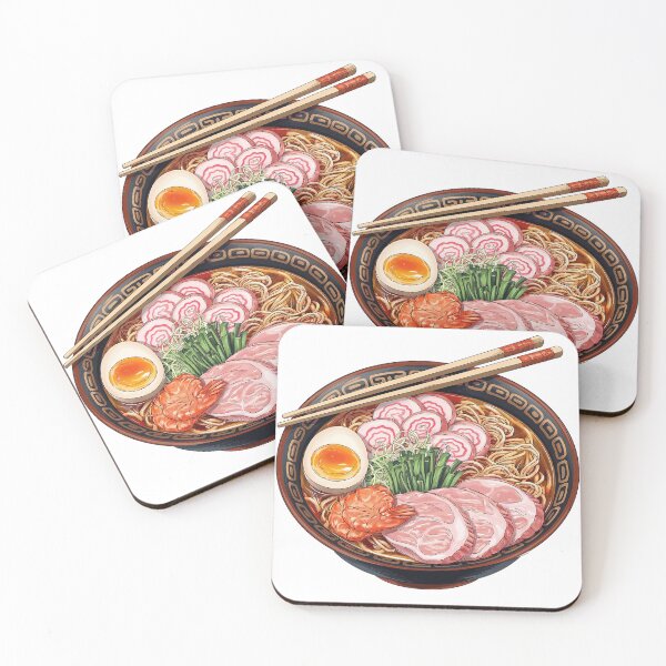 Item preview, Delicious Ramen Bowl – Japanese Noodle Soup Illustration designed and sold by Verycutethings.