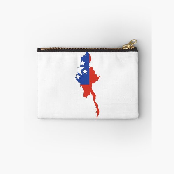 Item preview, Flag Map of Burma  designed and sold by abbeyz71.