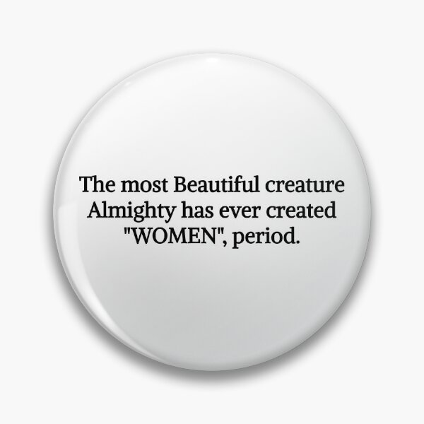 Item preview, Women's Day/Month Almighty's Beautiful creature designed and sold by rebuZZ-Apparels-The Minimalistic Buzz.