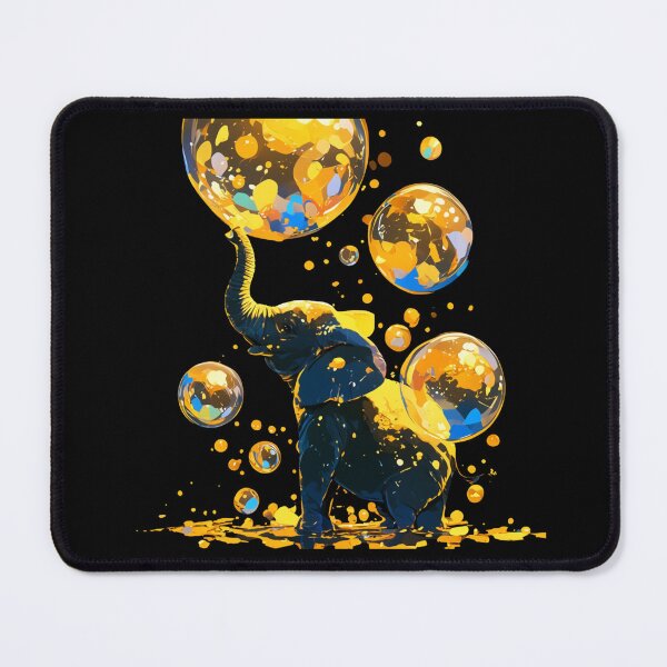 Item preview, Elephant // Cute Elephant art // Elephants // children // Bubbles // Baby Elephant designed and sold by SMARTKIT DESIGNAGENCY.