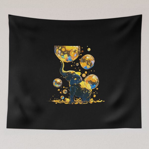 Item preview, Elephant // Cute Elephant art // Elephants // children // Bubbles // Baby Elephant designed and sold by SMARTKIT  DESIGNAGENCY.