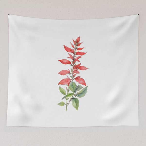 Item preview, Red Salvia designed and sold by HOMETOWN86.
