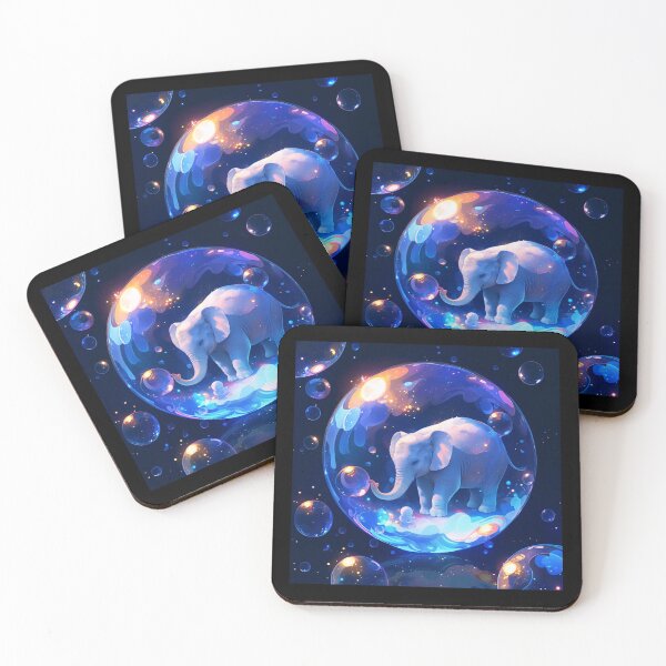 Item preview, Elephant // Cute Elephant art // Elephants // children // Bubbles // Baby Elephant designed and sold by SMARTKIT  DESIGNAGENCY.