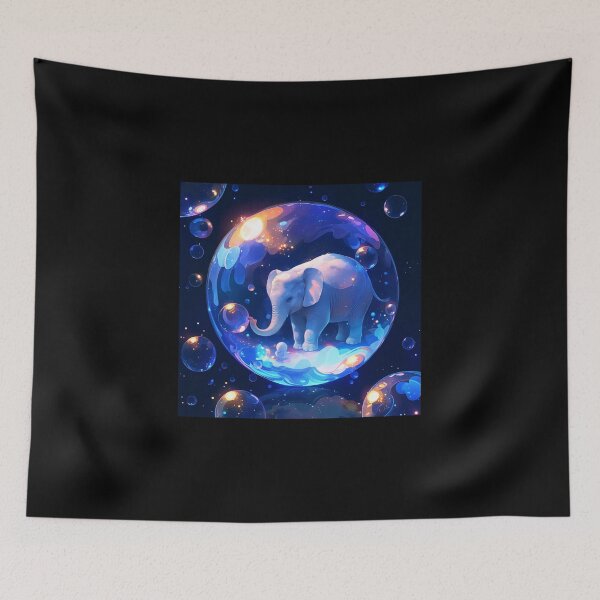 Item preview, Elephant // Cute Elephant art // Elephants // children // Bubbles // Baby Elephant designed and sold by SMARTKIT  DESIGNAGENCY.