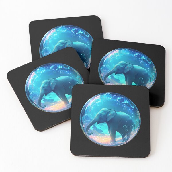 Item preview, Elephant // Cute Elephant art // Elephants // children // Bubbles // Baby Elephant designed and sold by SMARTKIT  DESIGNAGENCY.