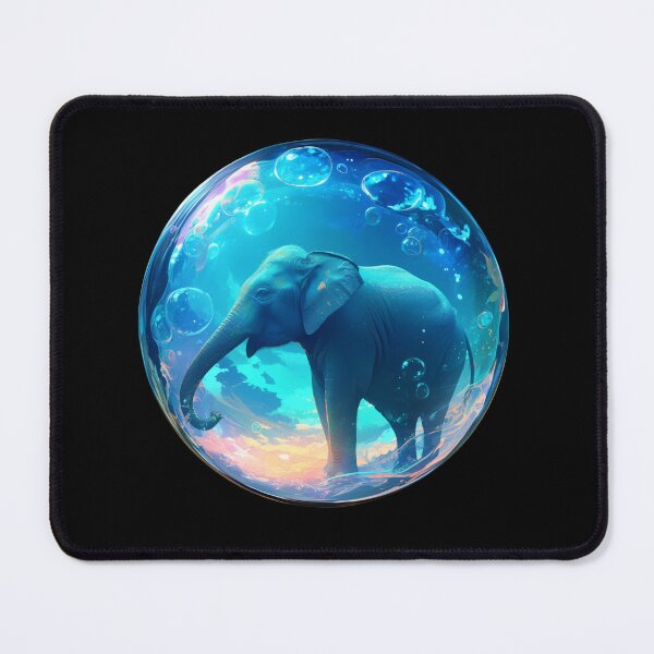 Item preview, Elephant // Cute Elephant art // Elephants // children // Bubbles // Baby Elephant designed and sold by SMARTKIT DESIGNAGENCY.