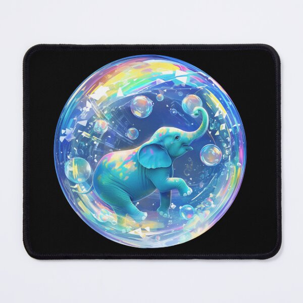 Item preview, Elephant // Cute Elephant art // Elephants // children // Bubbles // Baby Elephant designed and sold by SMARTKIT DESIGNAGENCY.