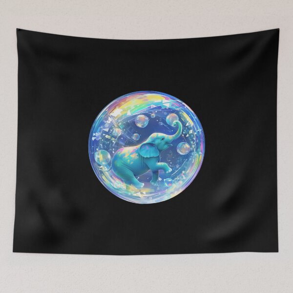 Item preview, Elephant // Cute Elephant art // Elephants // children // Bubbles // Baby Elephant designed and sold by SMARTKIT  DESIGNAGENCY.