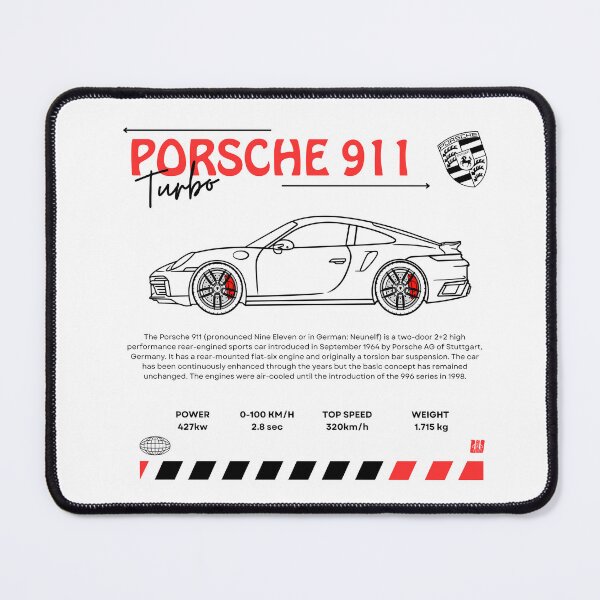 Item preview, Legendary 911 Turbo – High-Performance Sports Car Line Art designed and sold by Wizard-shop1.