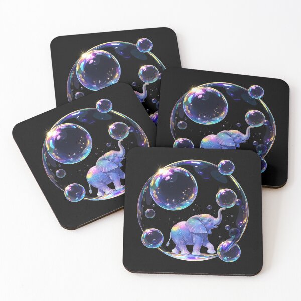 Item preview, Elephant // Cute Elephant art // Elephants // children // Bubbles // Baby Elephant designed and sold by SMARTKIT  DESIGNAGENCY.