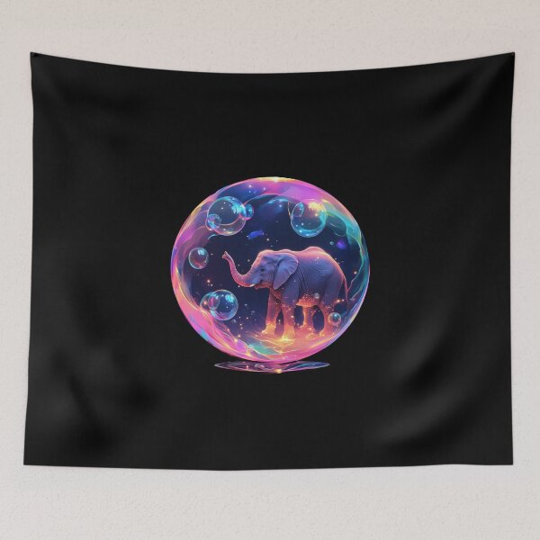 Item preview, Elephant // Cute Elephant art // Elephants // children // Bubbles // Baby Elephant designed and sold by SMARTKIT  DESIGNAGENCY.