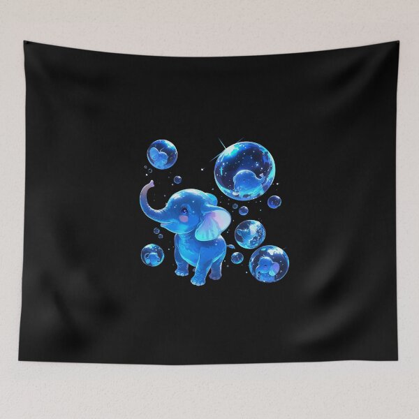 Item preview, Elephant // Cute Elephant art // Elephants // children // Bubbles // Baby Elephant designed and sold by SMARTKIT  DESIGNAGENCY.