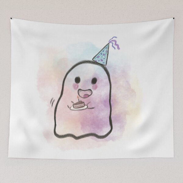 Item preview, Little Ghost Celebrates Birthday designed and sold by LiskoDesign.