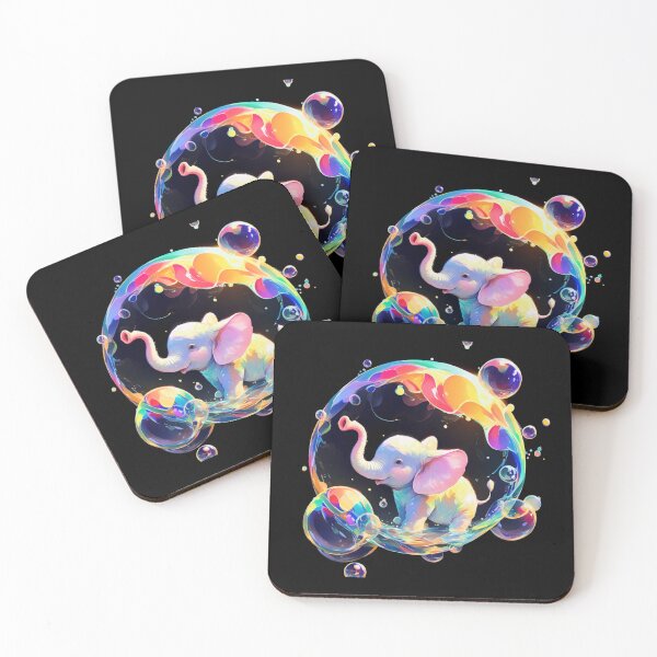 Item preview, Elephant // Cute Elephant art // Elephants // children // Bubbles // Baby Elephant designed and sold by SMARTKIT  DESIGNAGENCY.
