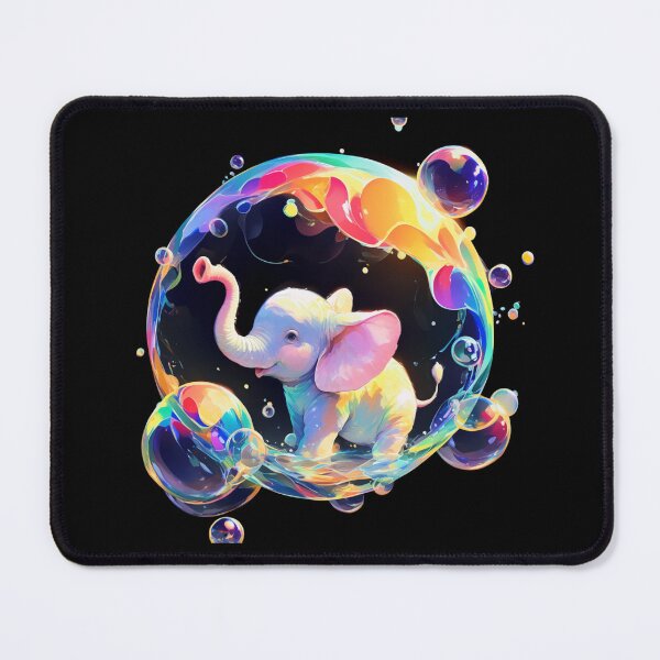 Item preview, Elephant // Cute Elephant art // Elephants // children // Bubbles // Baby Elephant designed and sold by SMARTKIT DESIGNAGENCY.