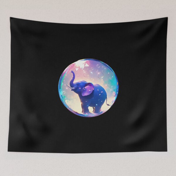 Item preview, Elephant // Cute Elephant art // Elephants // children // Bubbles // Baby Elephant designed and sold by SMARTKIT  DESIGNAGENCY.