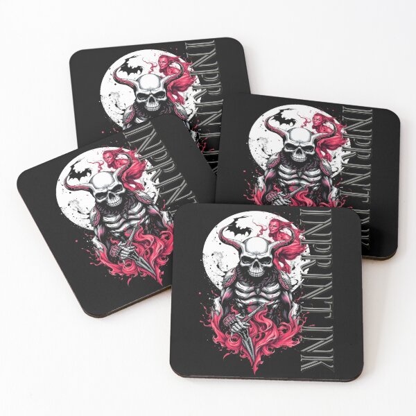 Item preview, INKY SKULL DEMON designed and sold by inprintink.