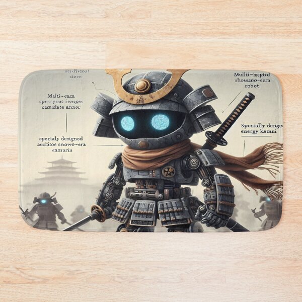 Item preview, Cyber Shogun Rockbot - Model 27 designed and sold by NeonBot_Shop.