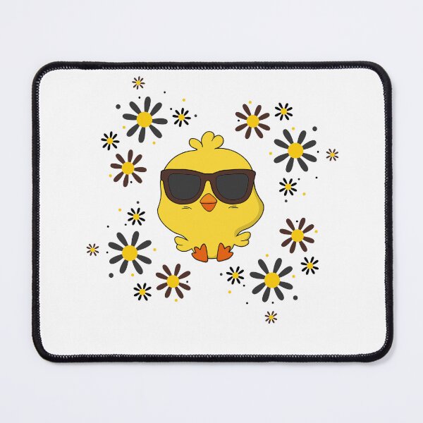 Item preview, Funny Easter Chick And Flowers designed and sold by made4noise.