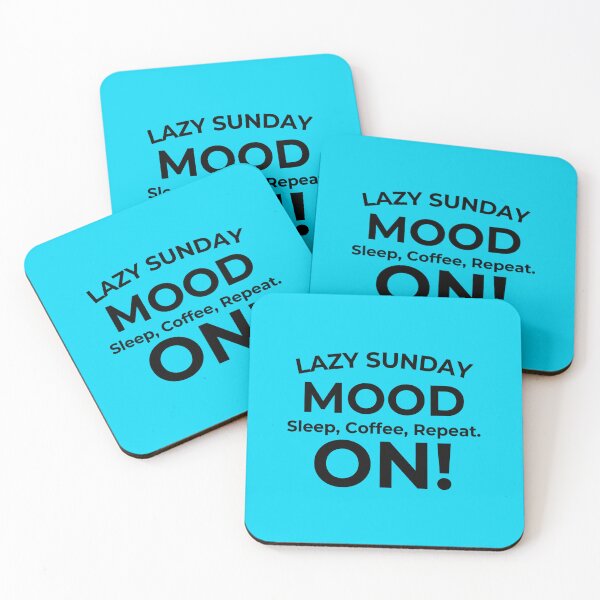 Item preview, Sunday Mood: Sleep, Coffee, Repeat – Cozy Weekend designed and sold by StickPlaza.