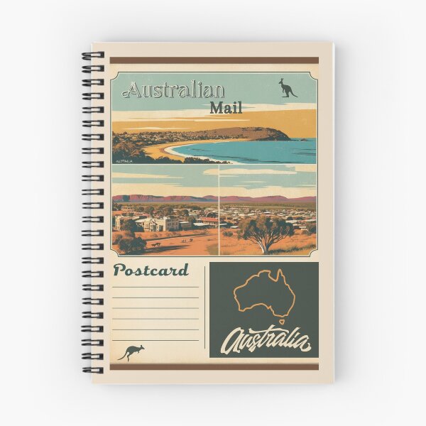 Item preview, Vintage Postcard Australian Style AUSTRALIA 6 designed and sold by AlinaSCorner.