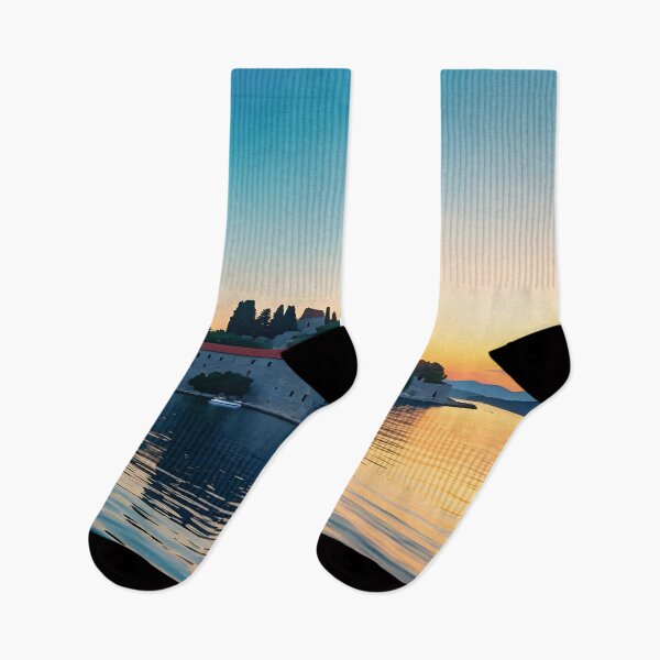 Item preview, Saint Mary's Island: Mljet Sunset Reflections designed and sold by LSVart.