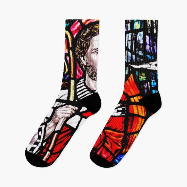 Item preview, St Peter on Stained Glass designed and sold by Asok Mukhopadhyay.