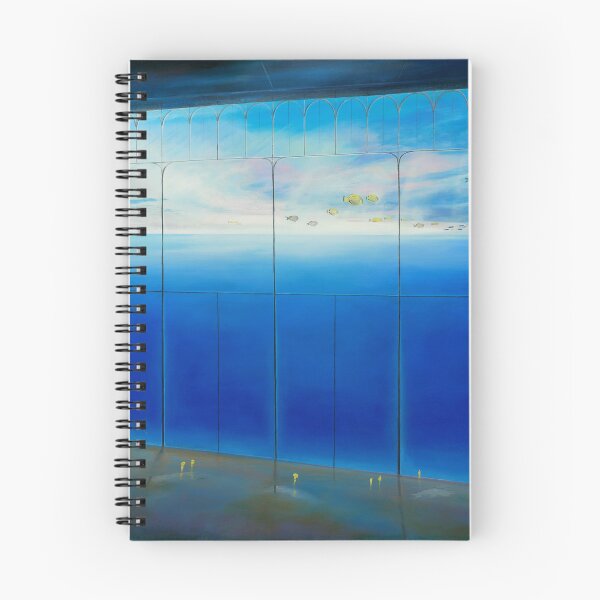 Item preview, Aerial show - fish swim in the air above the sea designed and sold by art paintings.
