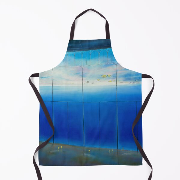 Item preview, Aerial show - fish swim in the air above the sea designed and sold by art paintings.