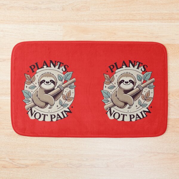 Item preview, Plants Not Pain Minimalist Sloth Design designed and sold by TrendsLook.