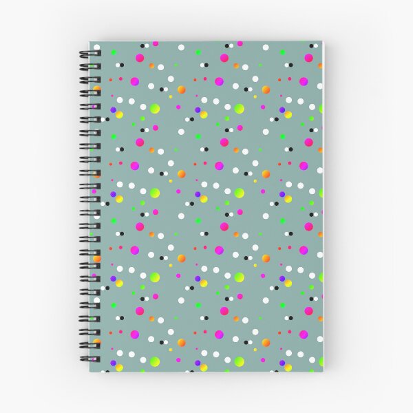 Item preview, Grey blue colourful polka dots | Neutral blue colorful dot designed and sold by lausn.