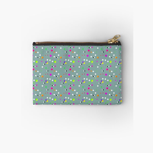 Item preview, Grey blue colourful polka dots | Neutral blue colorful dot designed and sold by lausn.