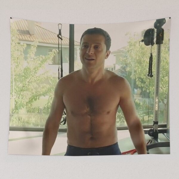 Item preview, Volodymyr Zelenskyy Shirtless designed and sold by Estiny-1993.