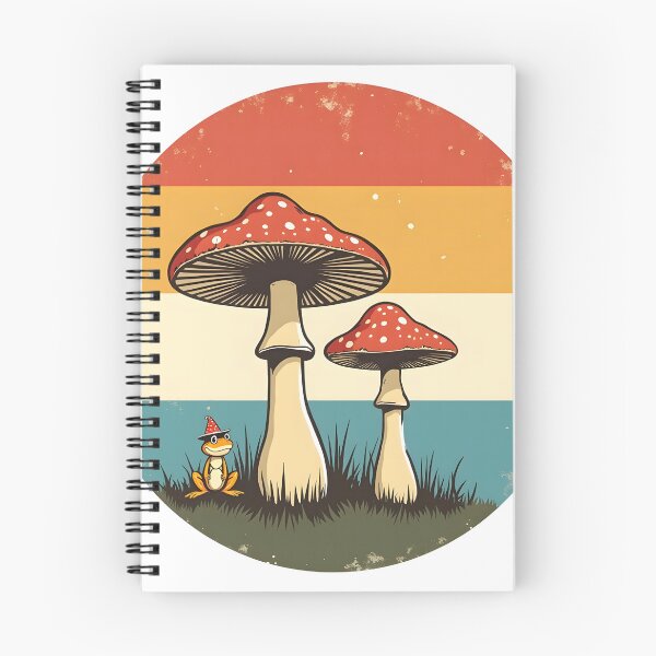 Item preview, Vintage Frog and Mushrooms designed and sold by Fab-Haven.