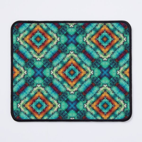 Item preview, Retro geometric pixel pattern designed and sold by Pixeeless.