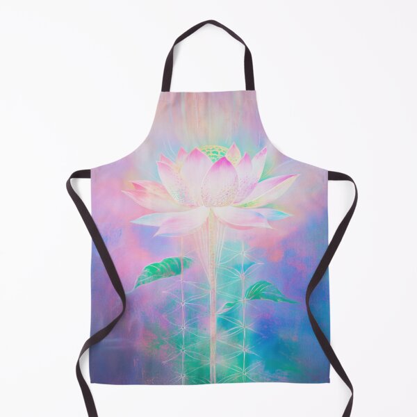 Item preview, Ethereal Pastel Lotus Flower - Fantasy Digital Art with Vibrant Light Beams designed and sold by BlissxPals.
