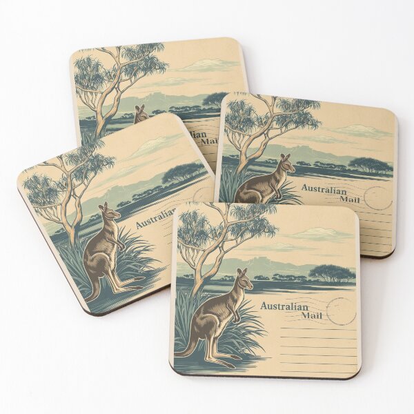 Item preview, Vintage Postcard Australian Style AUSTRALIA 7 designed and sold by AlinaSCorner.