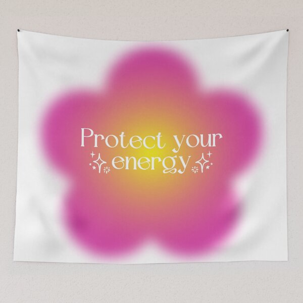 Item preview, protect your energy designed and sold by PeachyLitchi.