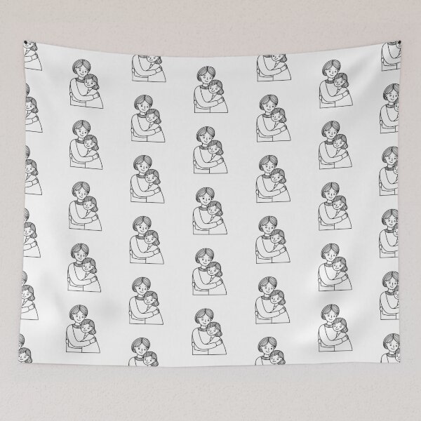 Item preview, A grandmother hugging her grandchild with a big smile designed and sold by rasagamastore.