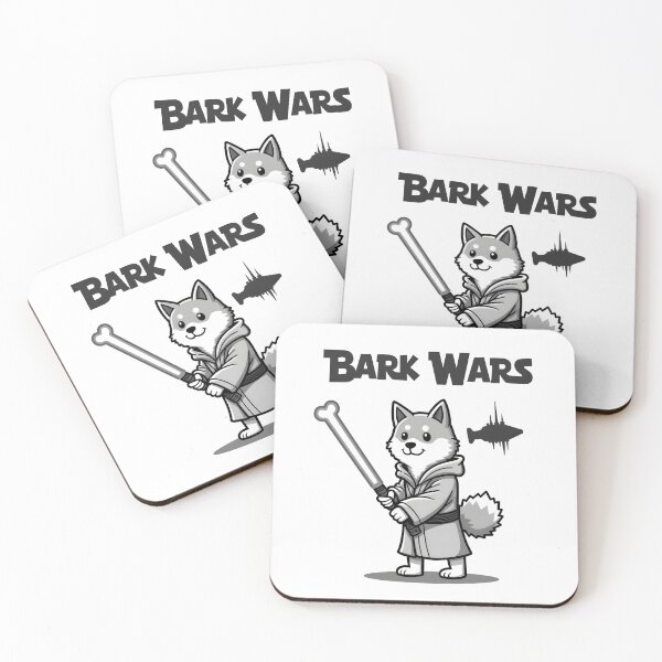 Item preview, Bark Wars: Husky Jedi designed and sold by Fab-Haven.