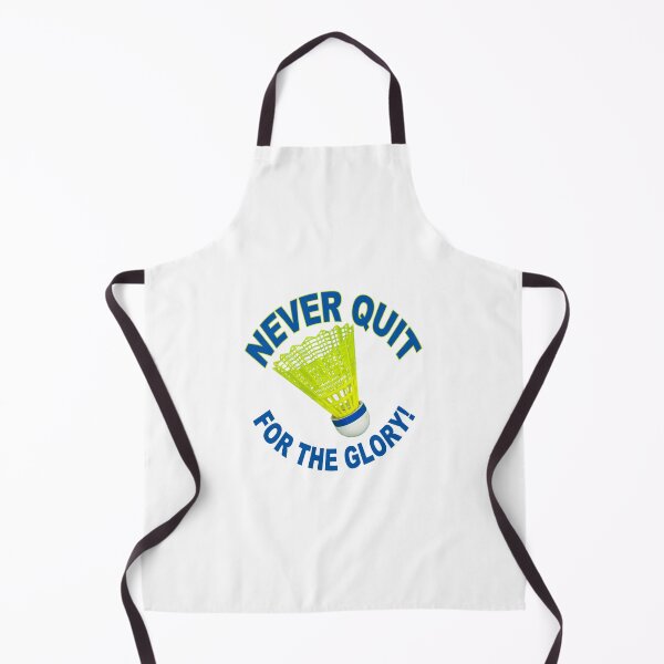 Item preview, Badminton; Never Quit; For The Glory;  designed and sold by StickerApe.