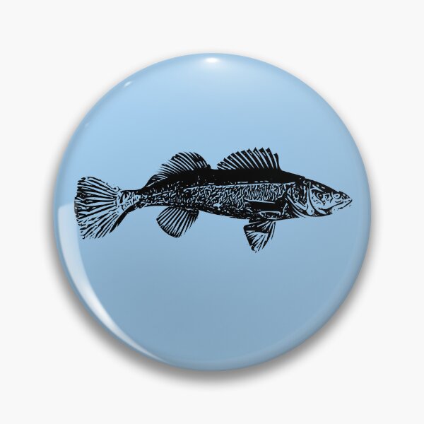 Item preview, Zander Pike-Perch Black Design  designed and sold by designsasstultd.